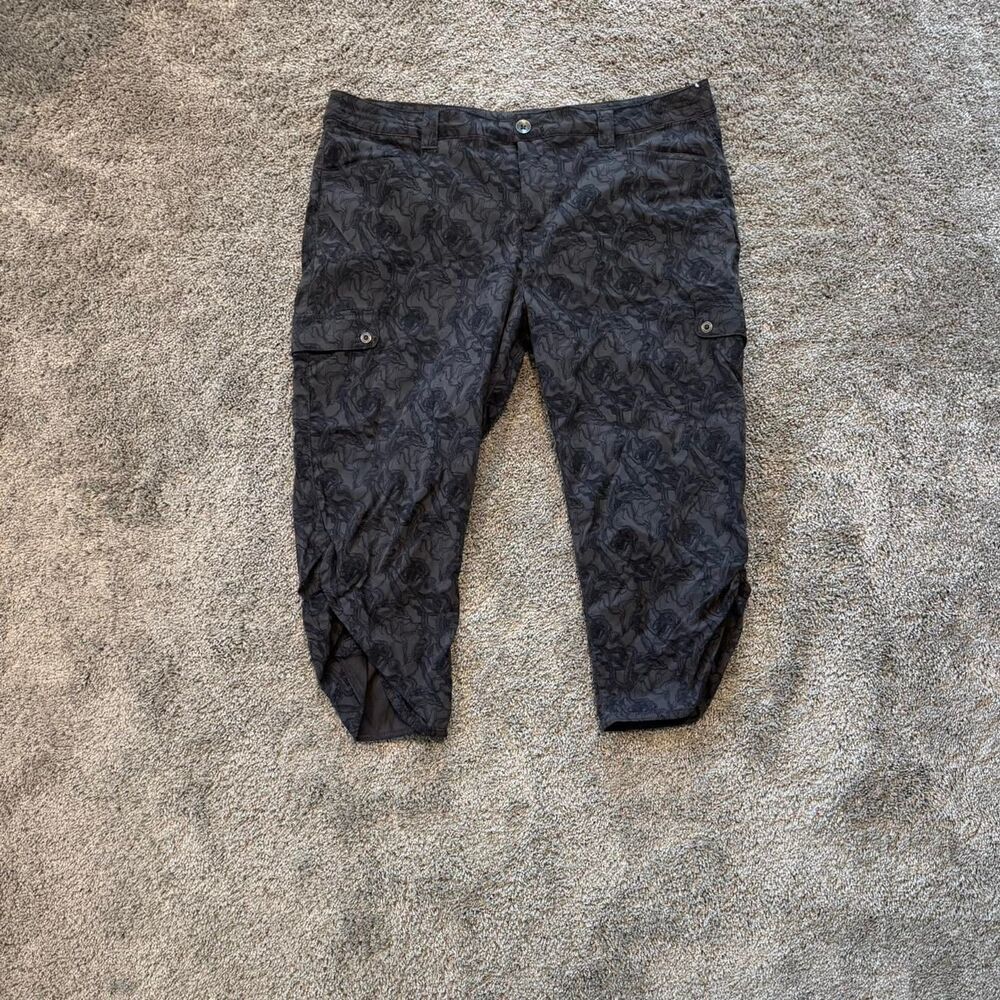 Eddie-bauer Women's Black and Grey Trousers